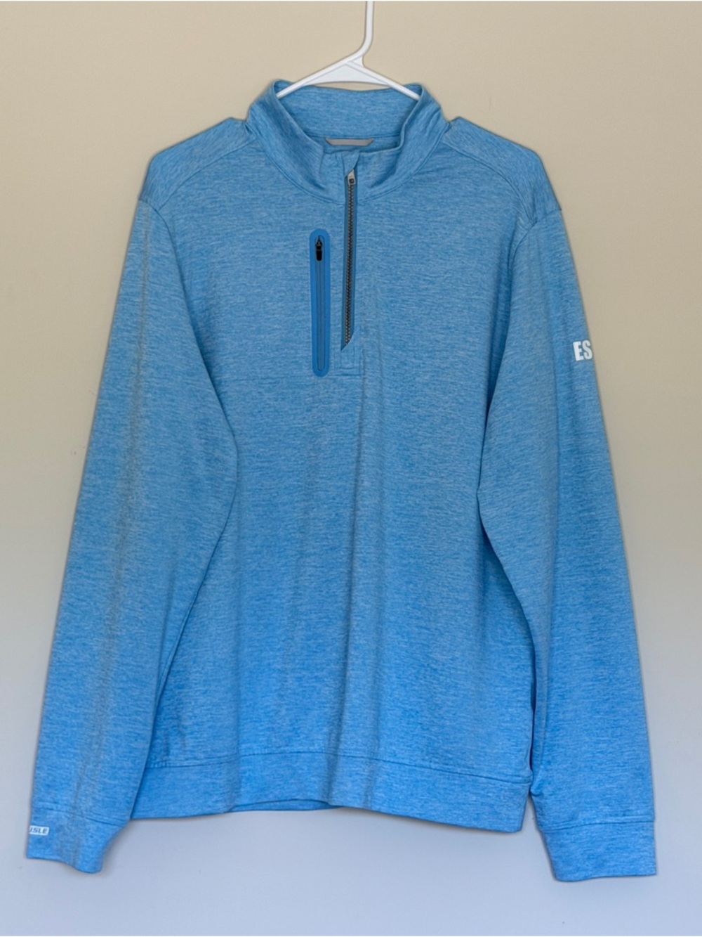 Cutter & Buck Light Blue Quarter-Zip Shirt Jacket
